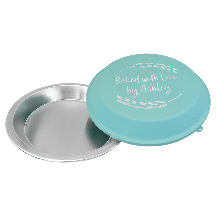 Custom Engraved 9 Aluminum Pie Pan with Lid - Personalized Kitchenware for Baking