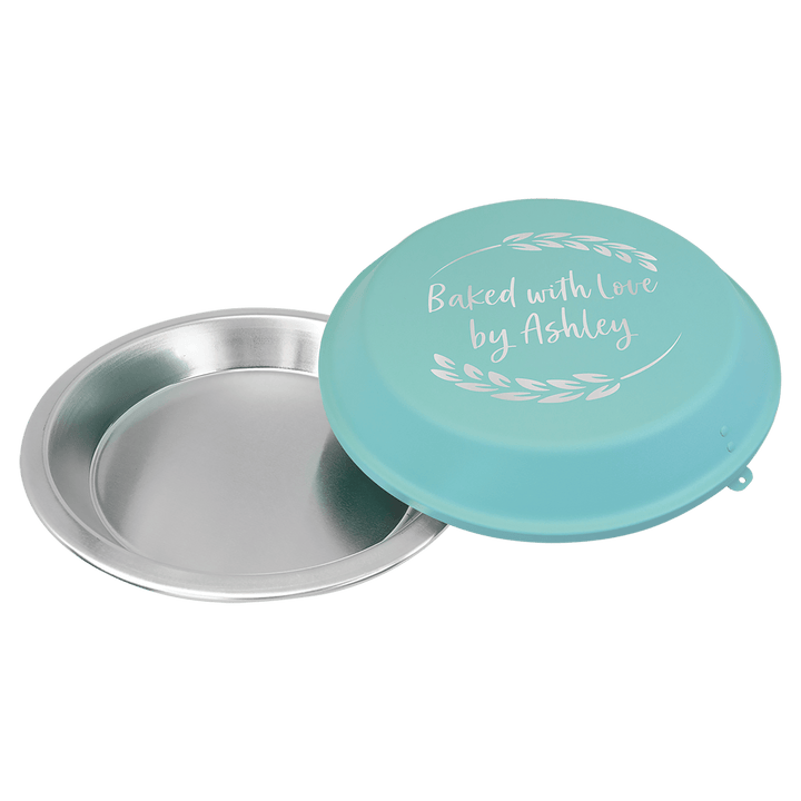 Personalized Engraved 9" Aluminum Pie Pan with Lid