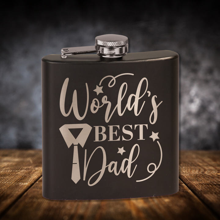 Stainless Steel Flask - 6oz Personalized, Engraved