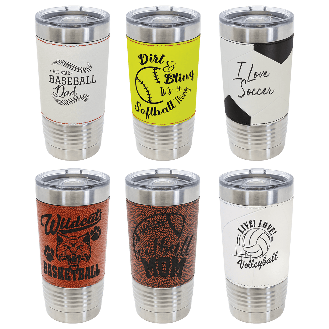 Polar Camel 20 oz. Baseball Tumbler with Slider Lid