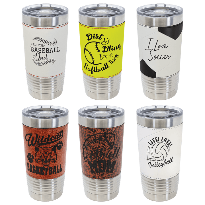 Polar Camel 20 oz. Baseball Tumbler with Slider Lid