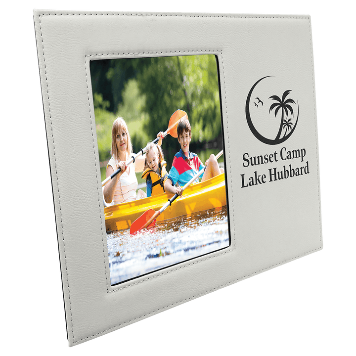 Leatherette Frame - Deluxe - Personalized, Engraved