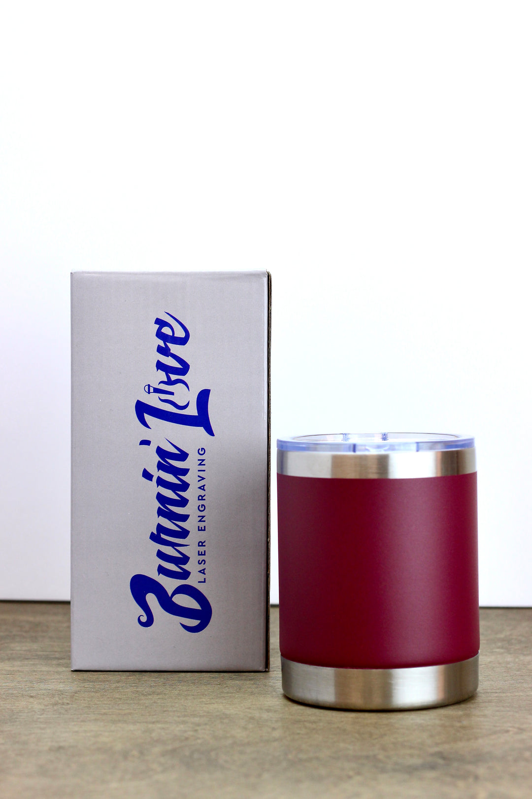 10oz Burnin' Love Laser Engraving Lowball Tumblers - Create you own!