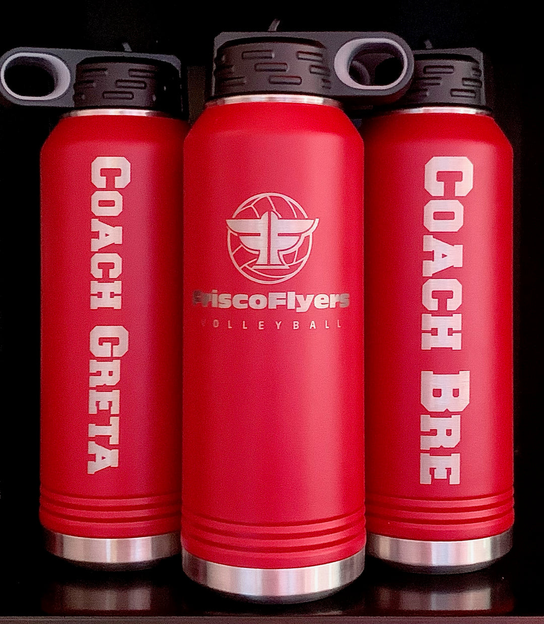 Personalized Volleyball Water Bottle - 32 oz Polar Camel