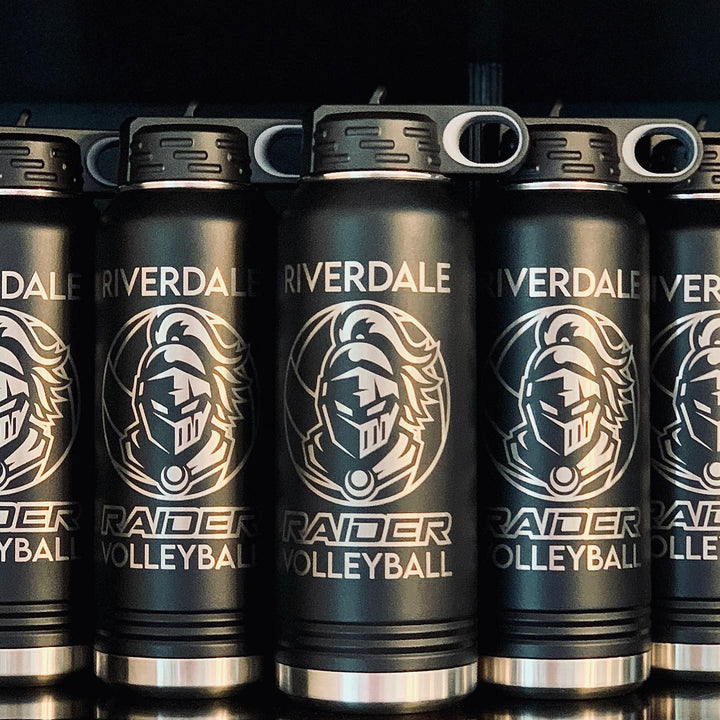 Personalized Volleyball Water Bottle - 32 oz Polar Camel