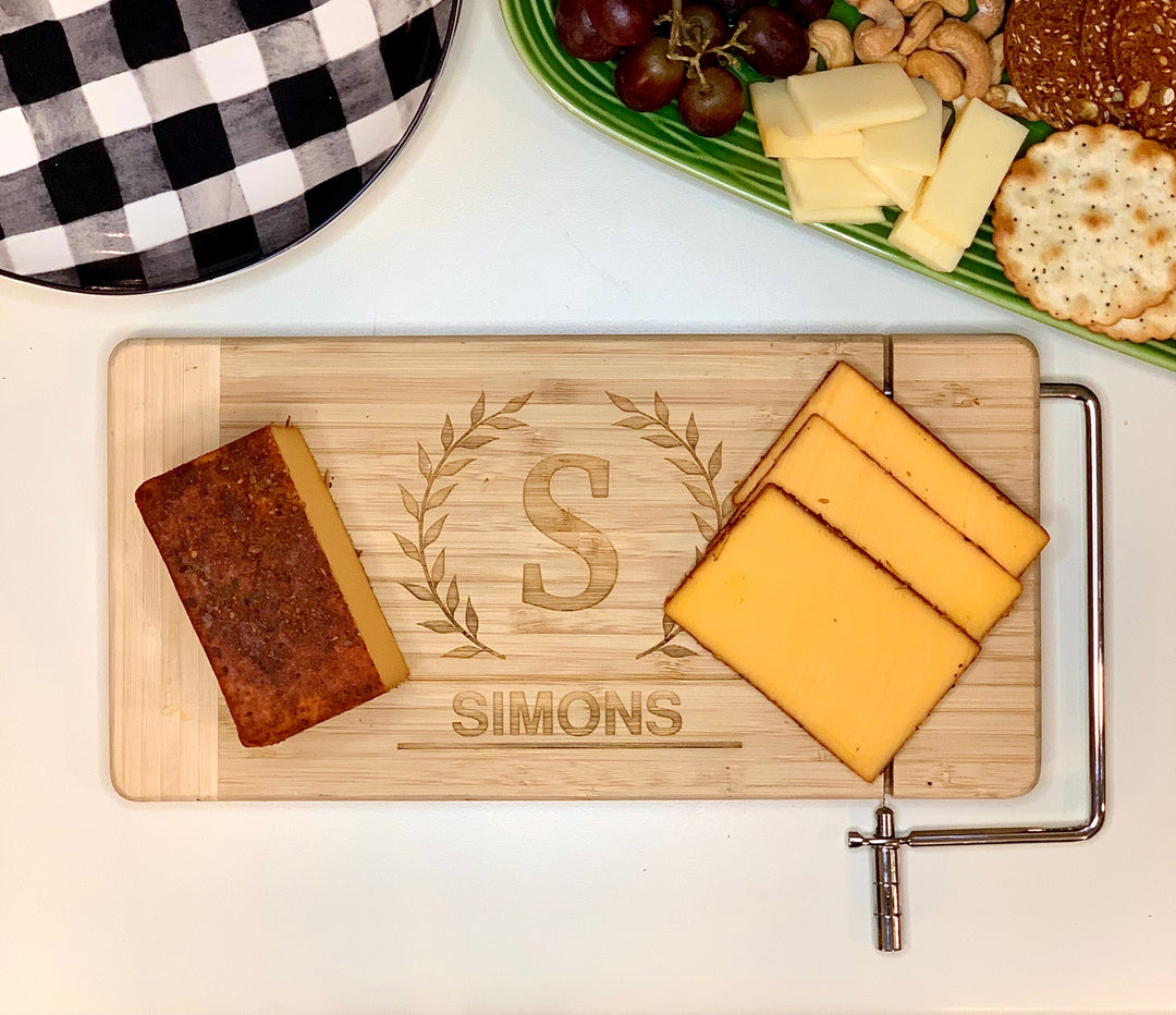 Personalized Cheese Slicing Board