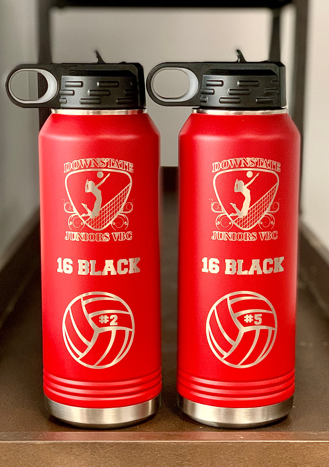 Personalized Volleyball Water Bottle - 32 oz Polar Camel