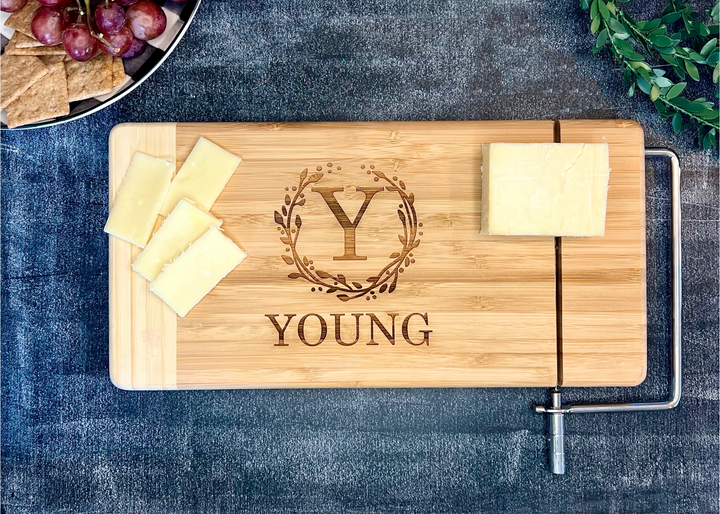 Personalized Cheese Slicing Board