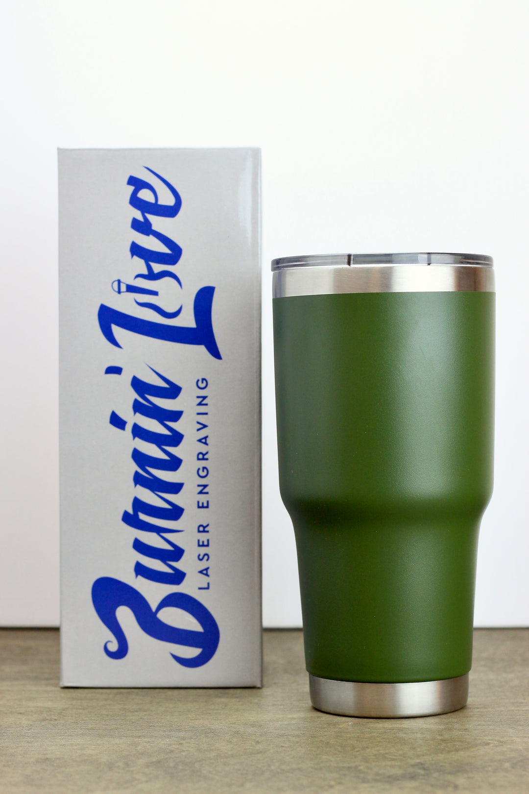 Vine Monogram RTIC 30 oz Tumbler – Powder Coated with Laser Etch