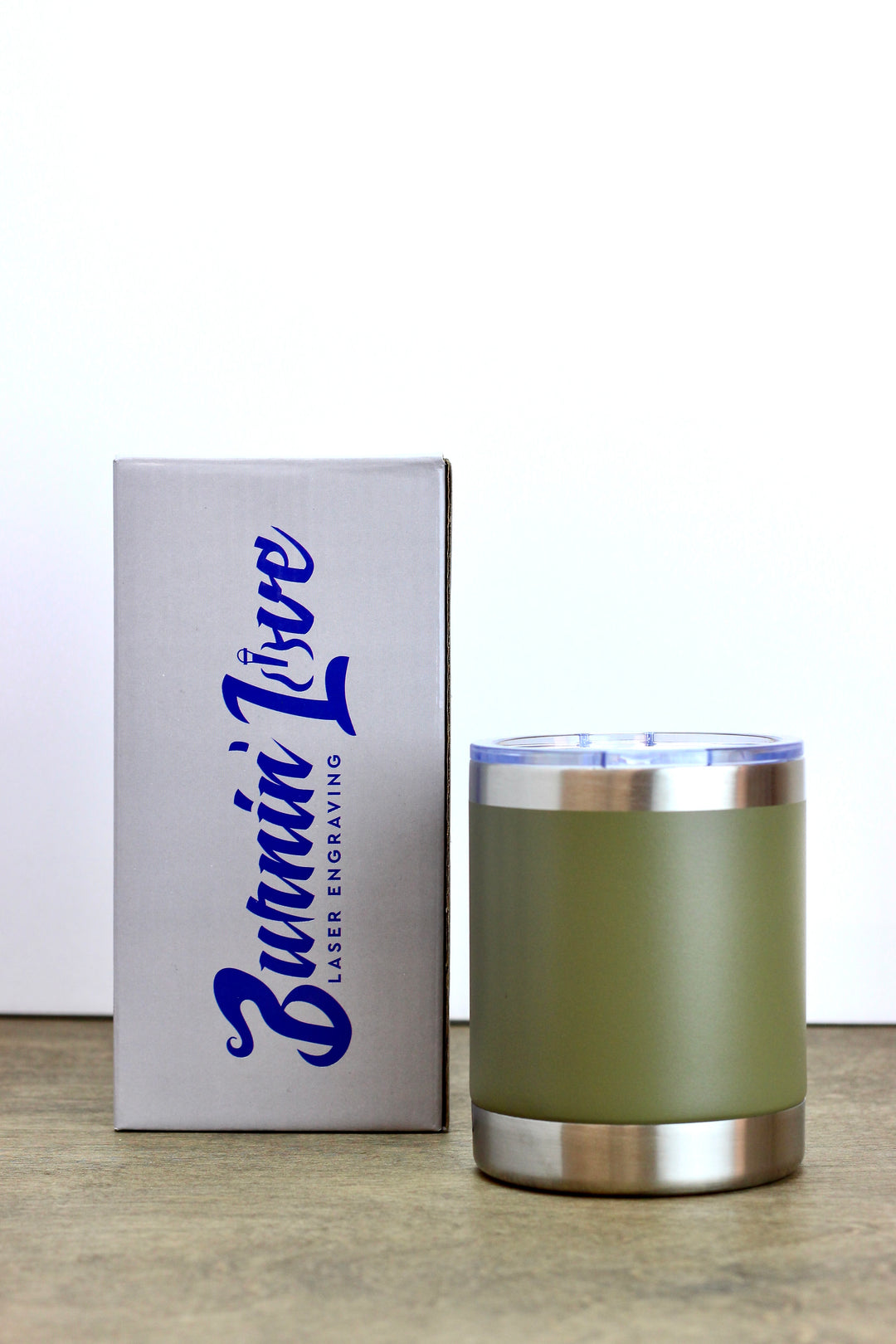 10oz Burnin' Love Laser Engraving Lowball Tumblers - Create you own!