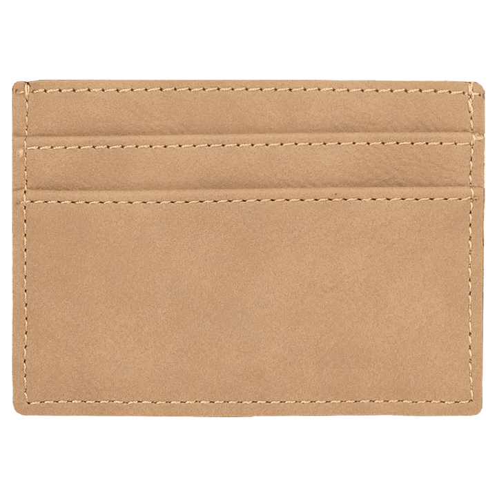 Personalized Leatherette Wallet Clip
