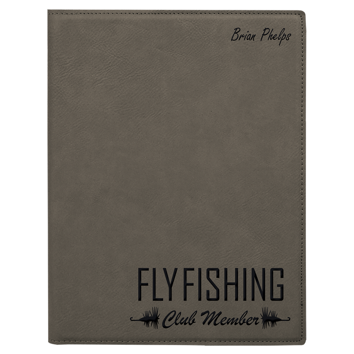 Personalized Engraved Leatherette Portfolio