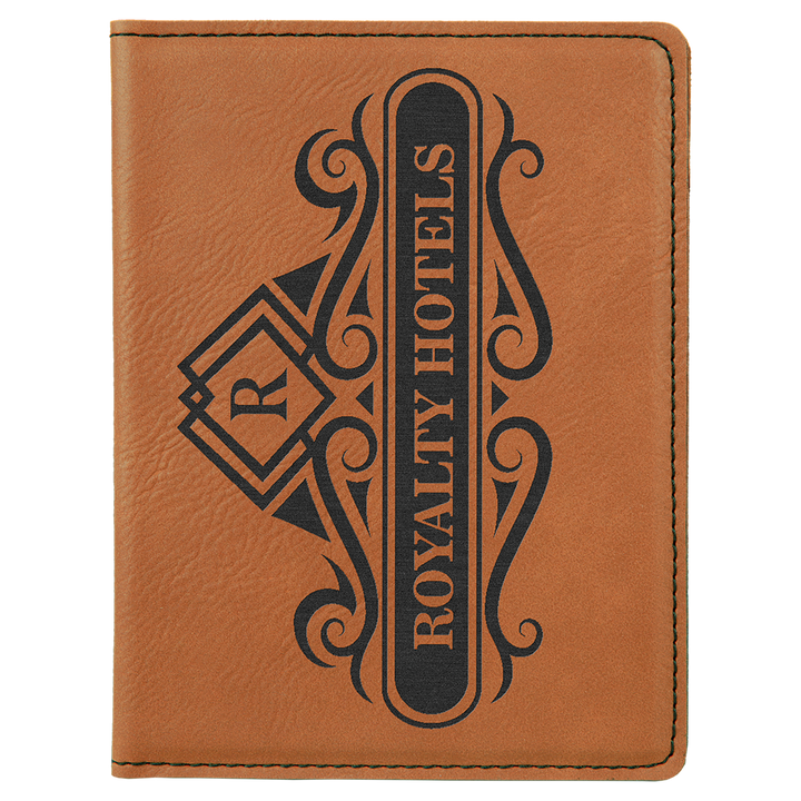 Personalized Leatherette Passport Holder
