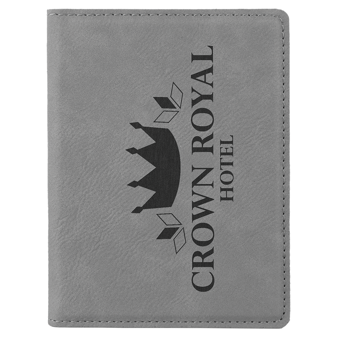 Personalized Leatherette Passport Holder