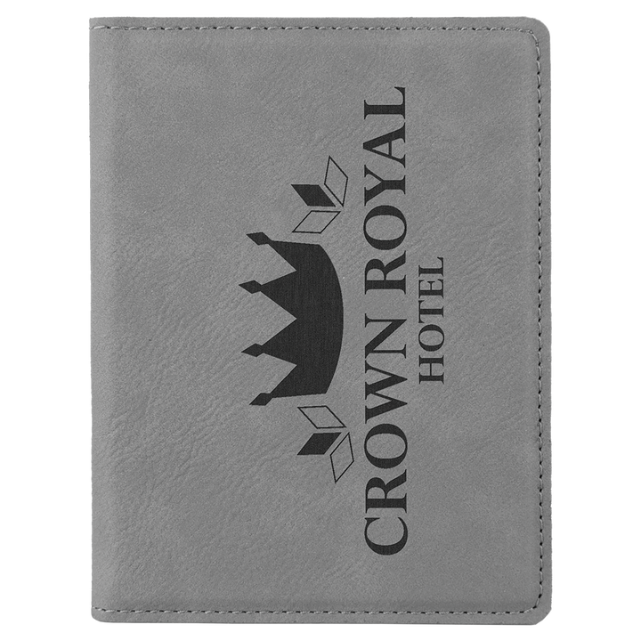 Personalized Leatherette Passport Holder