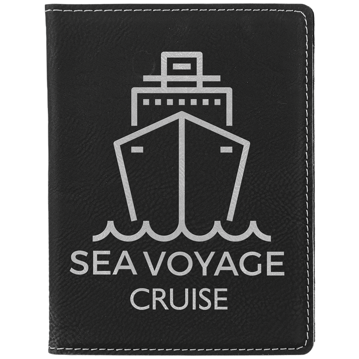Personalized Leatherette Passport Holder