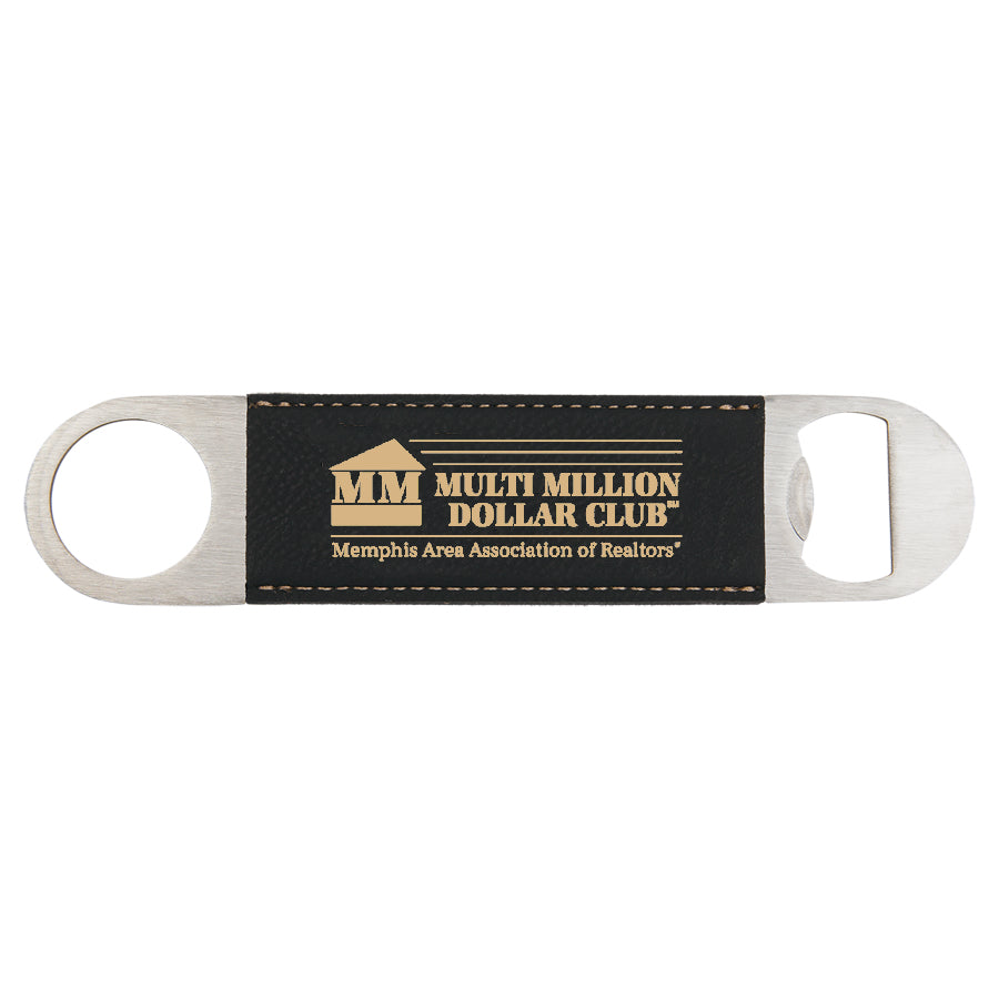 Multi Million Dollar Club - Leatherette Bottle Opener