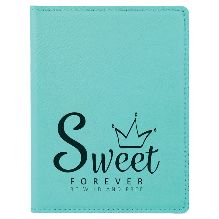 Personalized Leatherette Passport Holder