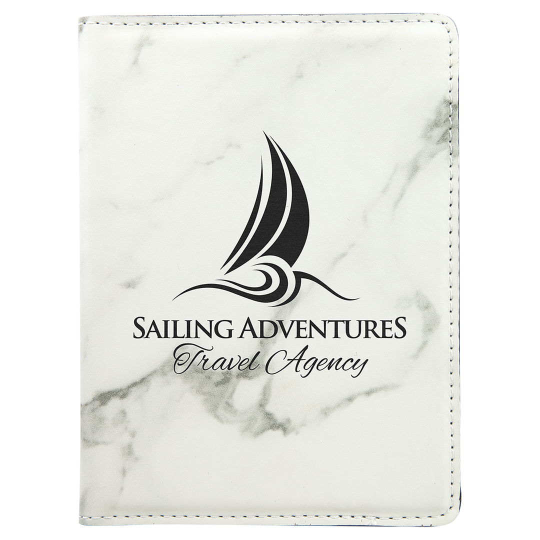Personalized Leatherette Passport Holder