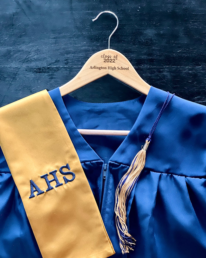 Personalized Graduation Cap and Gown Hanger