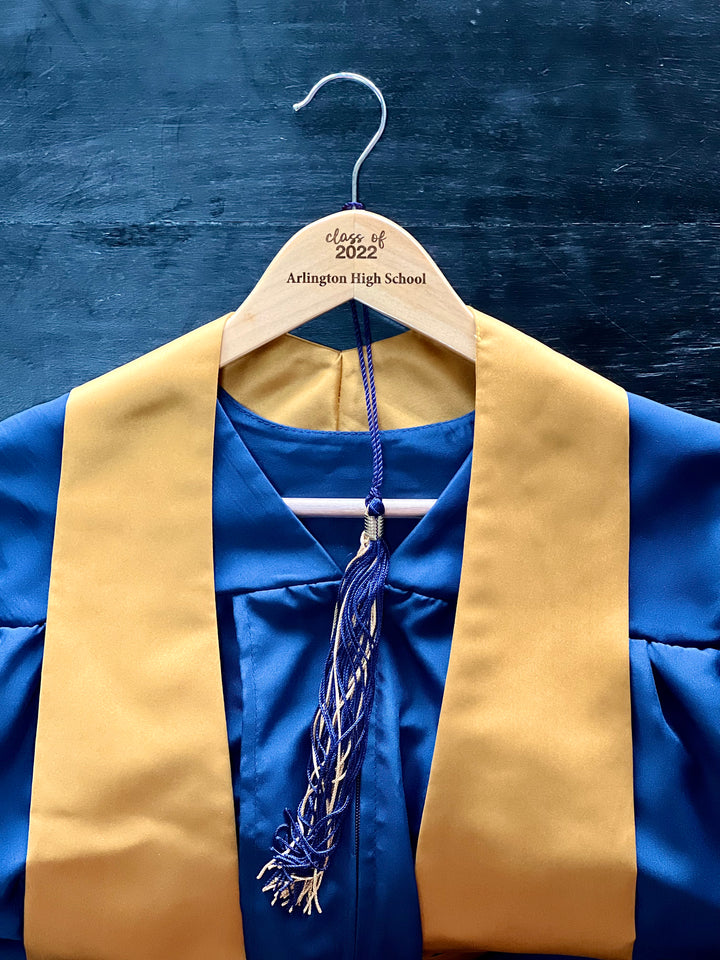 Personalized Graduation Cap and Gown Hanger