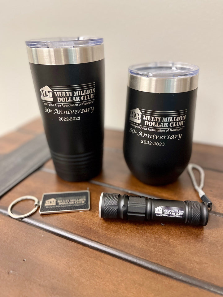Multi Million Dollar Club -  Engraved USB Rechargeable Flashlight