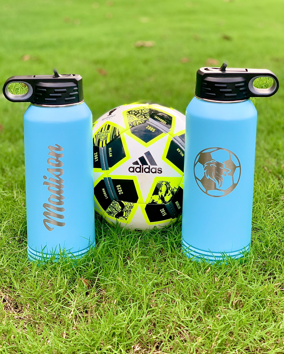 Personalized Soccer Water Bottle - 32 oz Polar Camel