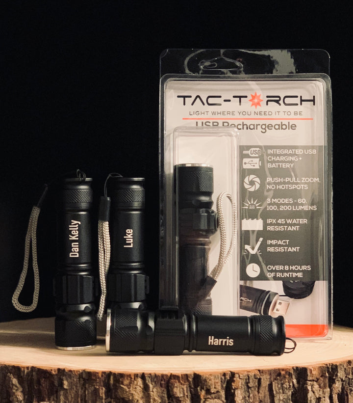 Multi Million Dollar Club -  Engraved USB Rechargeable Flashlight