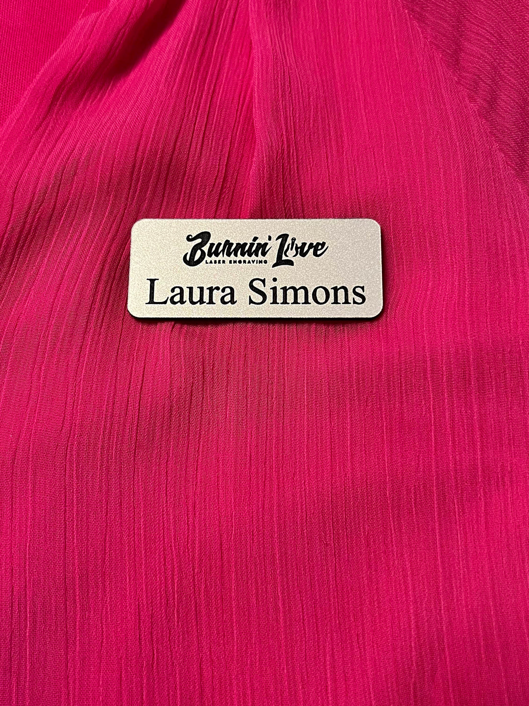 Personalized Engraved Magnetic Name Tag