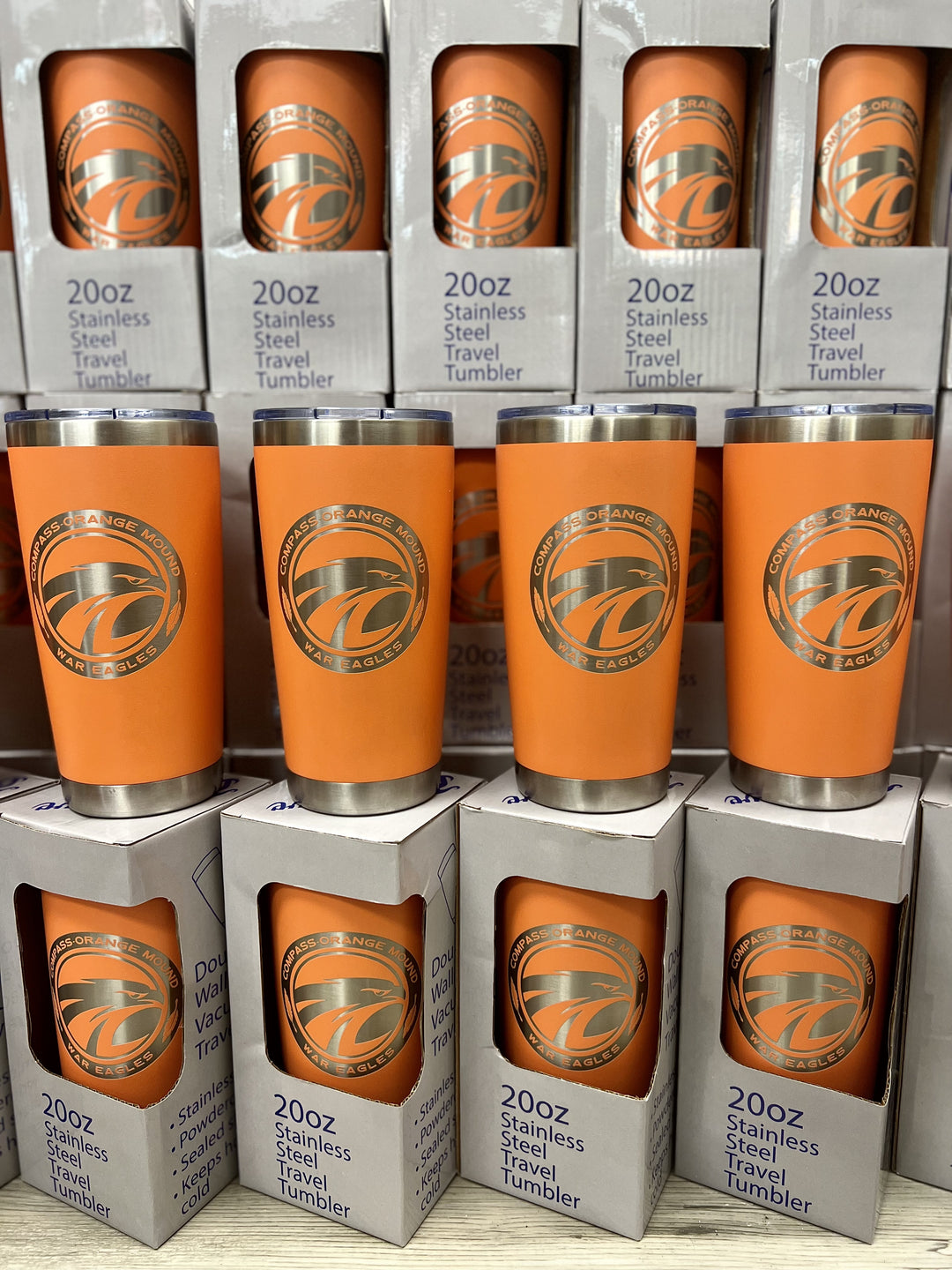 Laser Engraving Stainless Steel Tumblers