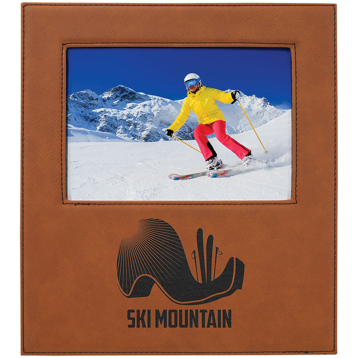 Leatherette Frame - Deluxe - Personalized, Engraved