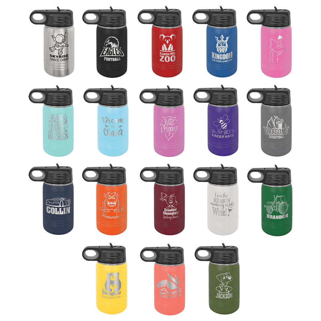 12 oz. Polar Camel Water Bottle - Design your own!