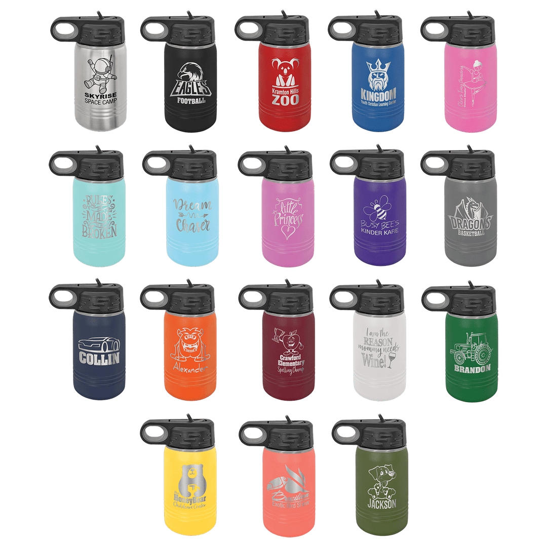 12 oz Polar Camel Water Bottle - Design your own!