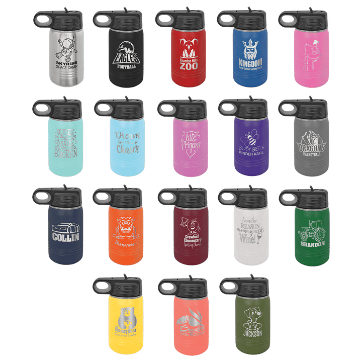 12 oz. Polar Camel Water Bottle - Design your own!