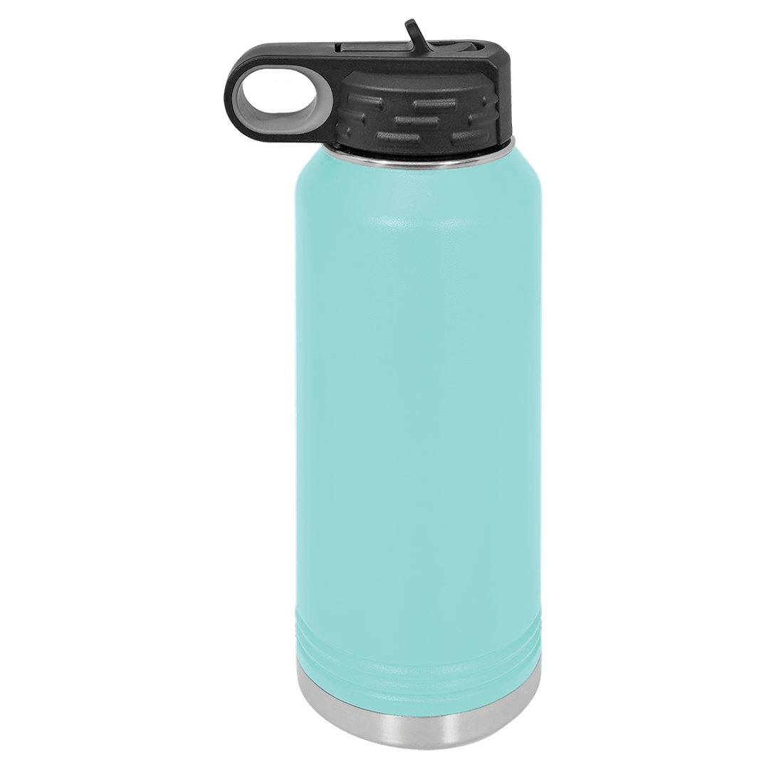 Personalized Football Water Bottle - 32 oz Polar Camel