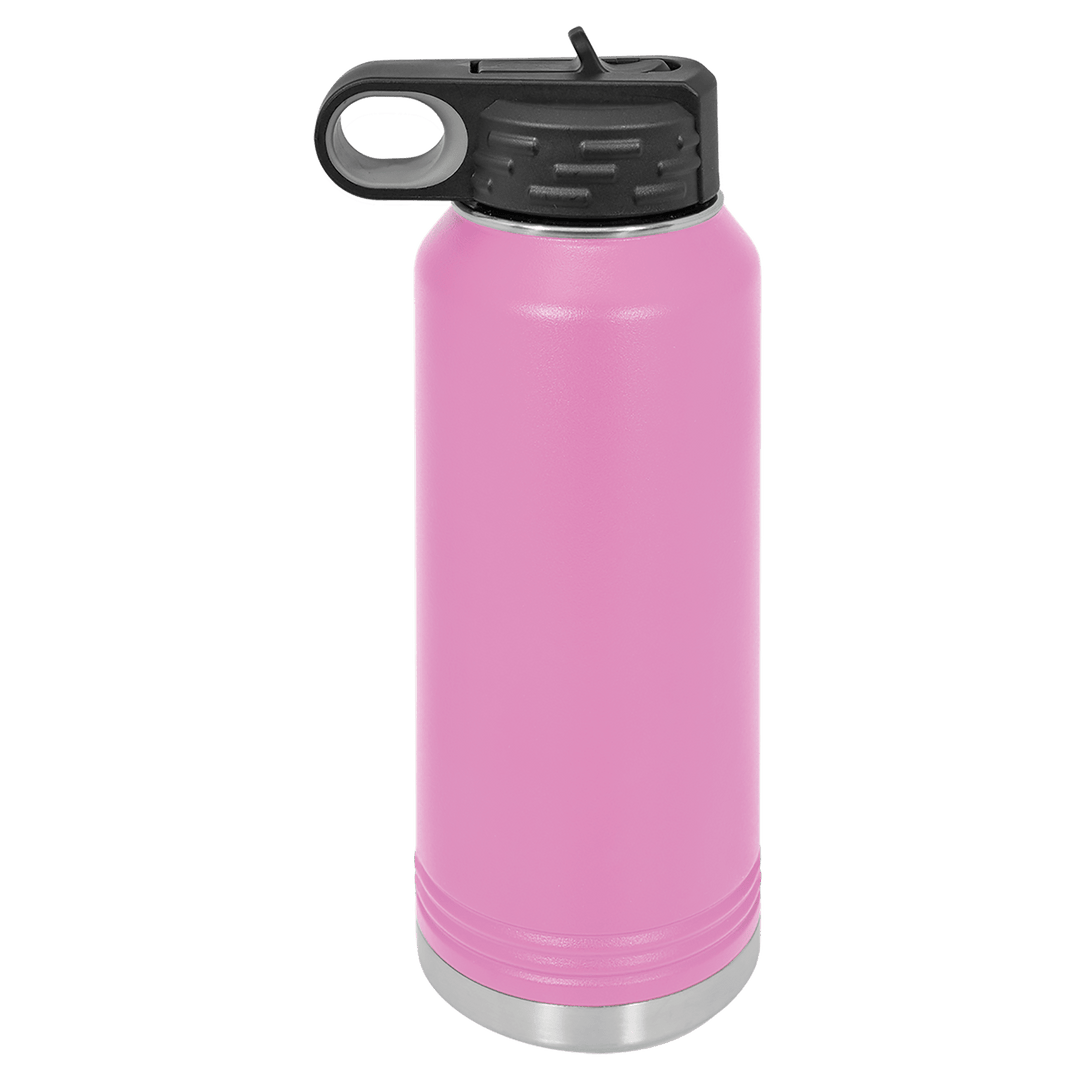 Personalized Baseball/Softball Water Bottle - 32 oz Polar Camel