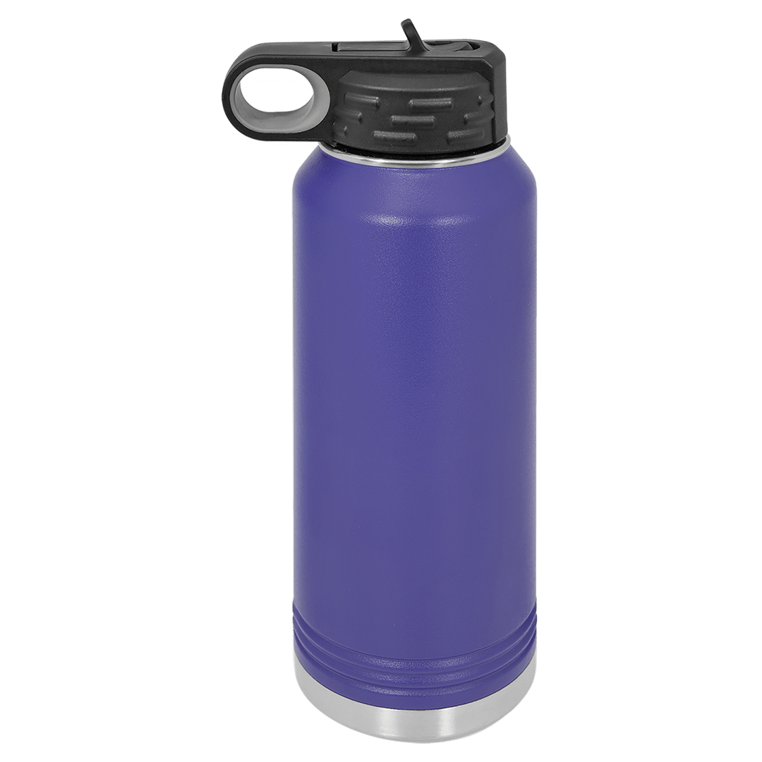 Personalized Baseball/Softball Water Bottle - 32 oz Polar Camel