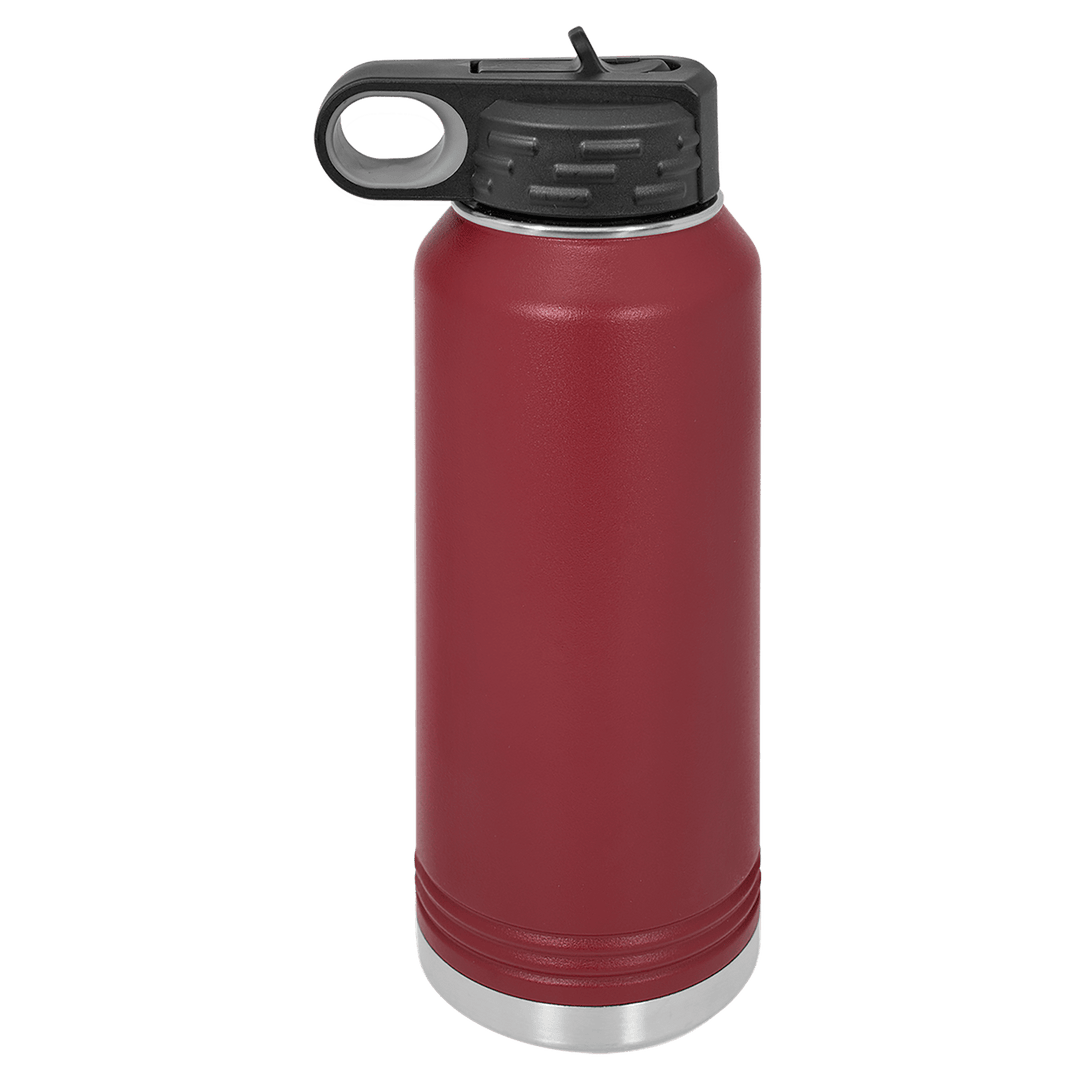 Personalized Baseball/Softball Water Bottle - 32 oz Polar Camel