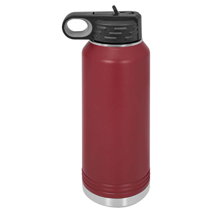 Personalized Baseball/Softball Water Bottle - 32 oz Polar Camel