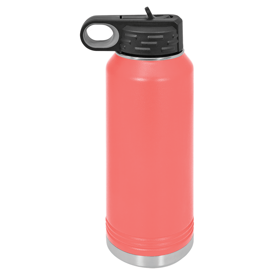 Personalized Baseball/Softball Water Bottle - 32 oz Polar Camel