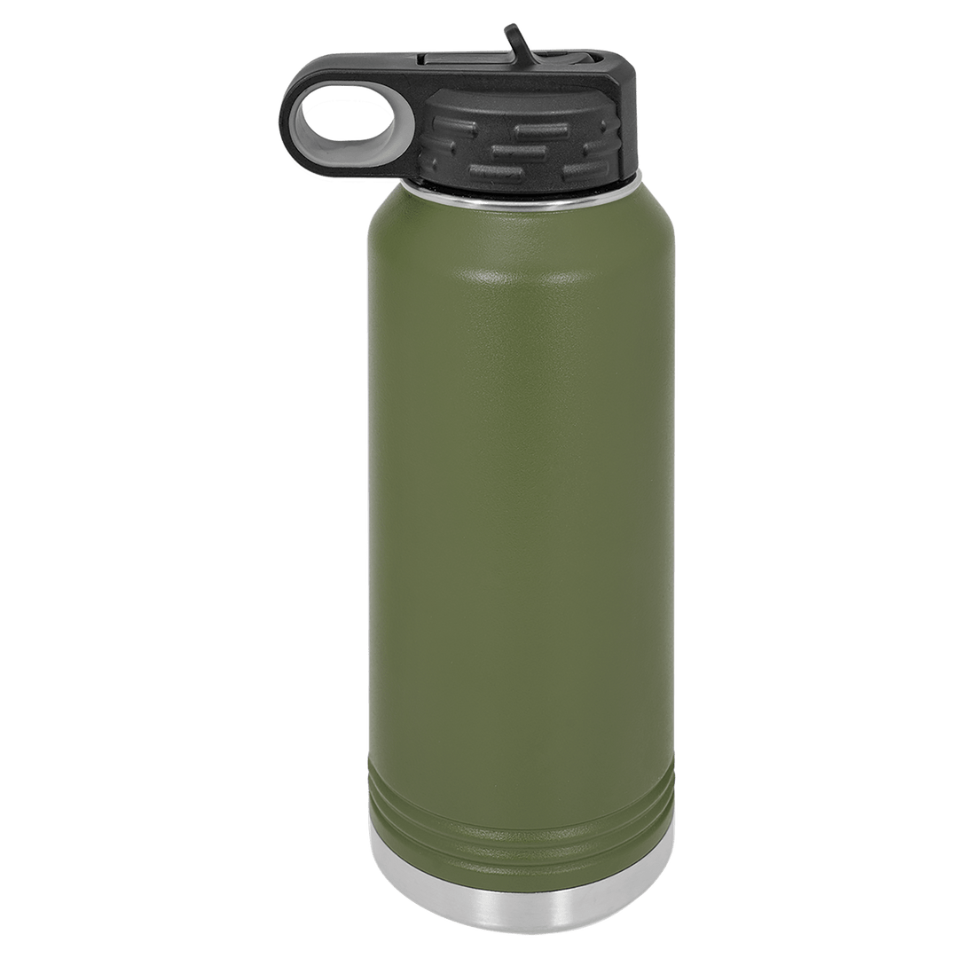 Personalized Baseball/Softball Water Bottle - 32 oz Polar Camel