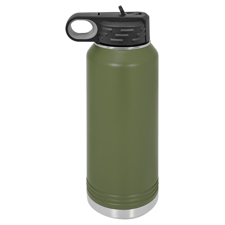 Personalized Baseball/Softball Water Bottle - 32 oz Polar Camel