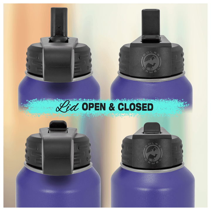 Personalized Baseball/Softball Water Bottle - 32 oz Polar Camel