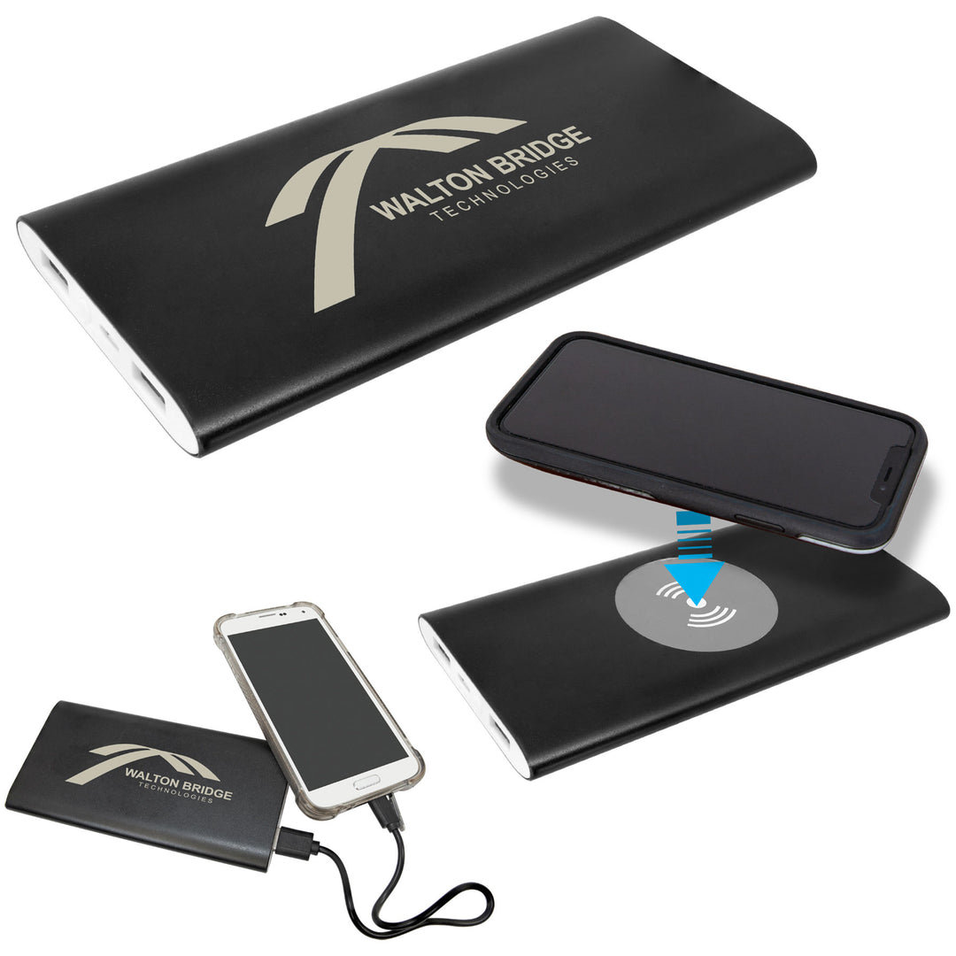 Personalized Power Bank and Wireless Charger (8000MAH)