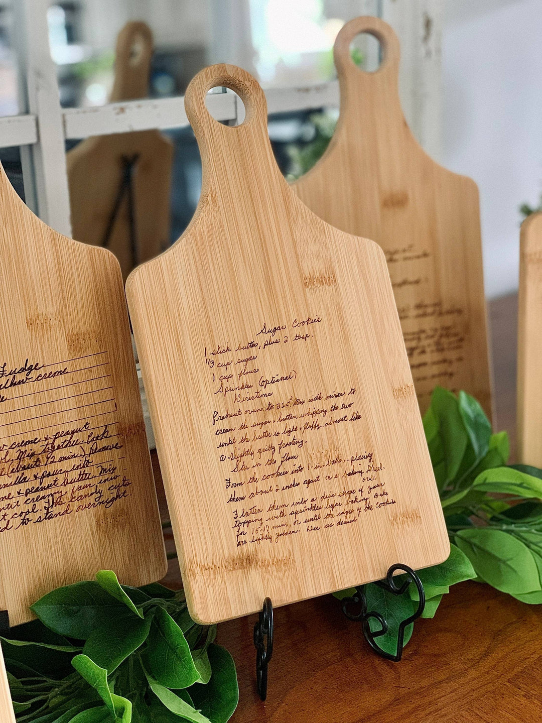 Personalized, Engraved Recipe Cutting Board