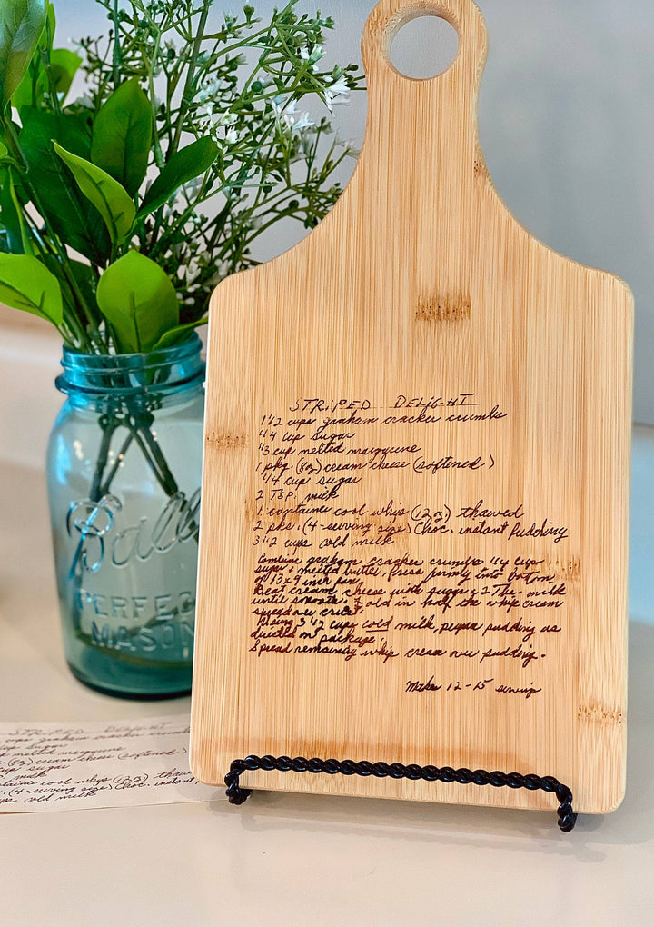 Personalized Handwritten Recipe Cutting Board