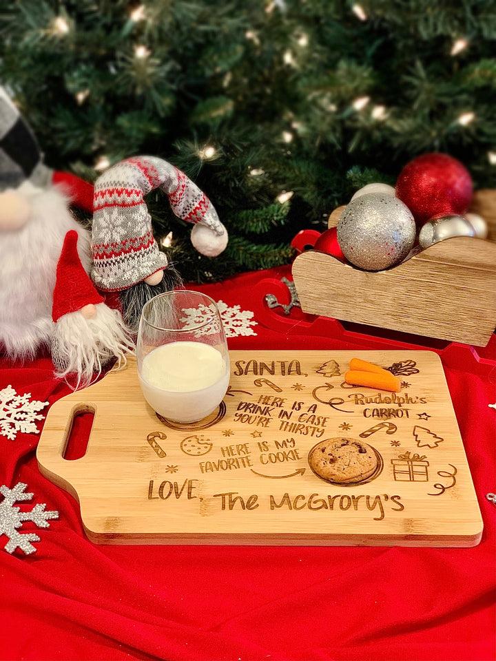Personalized, Engraved "Dear Santa" Tray