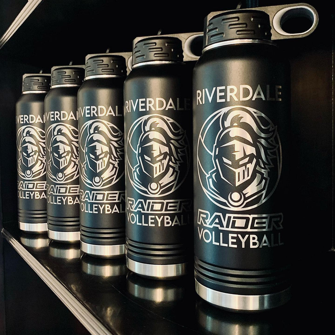 Personalized Volleyball Water Bottle - 32 oz Polar Camel