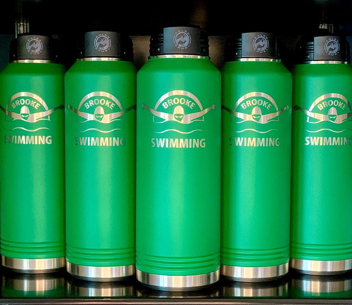 Personalized Swimming Water Bottle - 32 oz Polar Camel